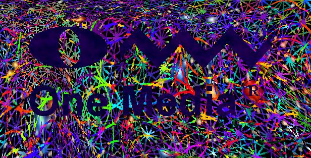 	Circular and Orthogonal Warped Mandala 4 Purple Ocean OM	