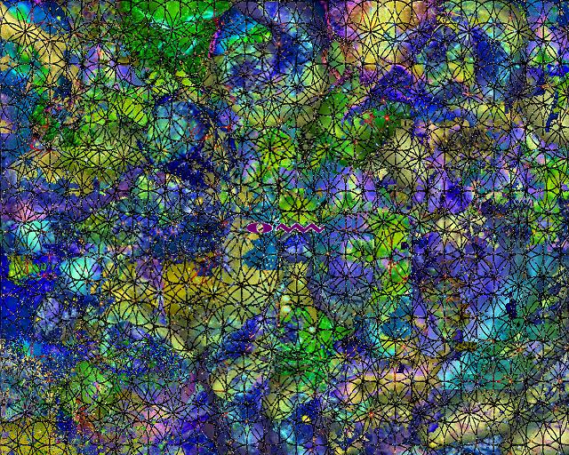 	Nebulae Mandala Series 2C, Saturated, 'Life' Variation 2 Fisheye	