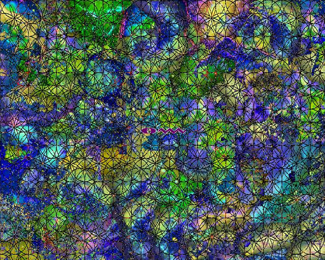 	Nebulae Mandala Series 2C, Saturated, 'Life' Variation 2	