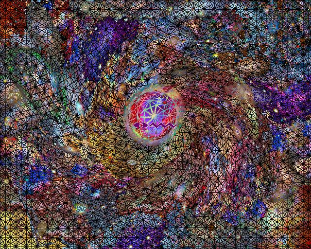 	Nebulae Mandala Series 3, Thick, with Jupiter, Whirl Pool 1	