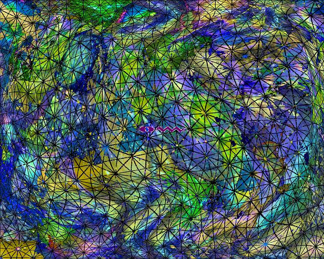 	Nebulae Mandala Series 2, Warp 2, 'Life' Variation	